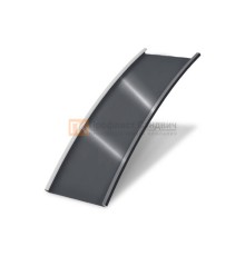 Продольно гнутый фальц гладкий 0,5 RAL 7024 Quarzit lite