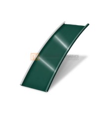 Продольно гнутый фальц гладкий 0,5 RAL 6005 Quarzit lite
