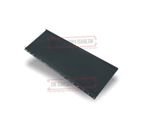 Кликфальц mini 0,5 Satin RAL7016 антрацитово-серый с пленкой на замках
