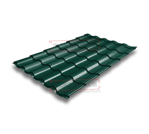 Металлочерепица Кредо RAL6005 Satin-0,5