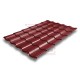 Металлочерепица Кредо RAL3011 Satin-0,5
