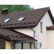 Металлочерепица Квинта плюс 3D RAL8017 Полиэстер-0,45