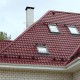 Металлочерепица Супермонтеррей RAL3005 Полиэстер-0.5