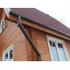 Муфта трубы соединительная ПВХ коричневая RR 32
