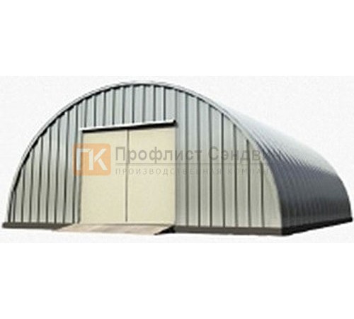 Сборно разборный ангар модель S 15.3x5.9, 4.2x6.1, 0.5