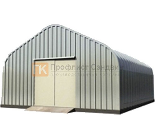 Сборно разборный ангар модель A 12.2x4.7, 3.3x3.6, 3.0