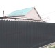 Профнастил фигурный C8 - 0,45 ПЭ-Двусторонний с пленкой RAL 7024 серый графит.
