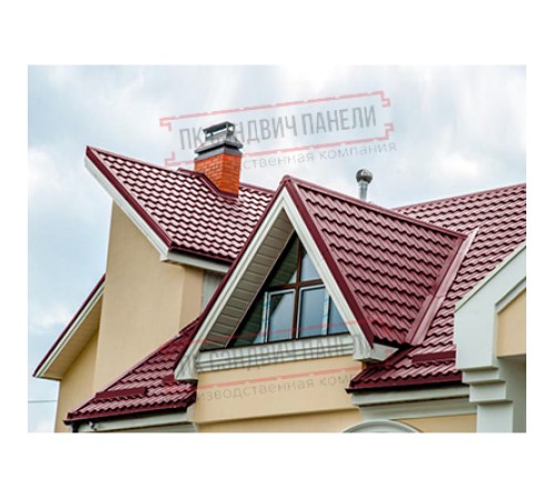 Планка ендовы верхняя 76х76х2000 Viking E Ral3005-0.5