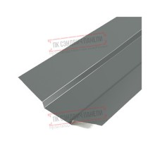 Планка ендовы верхняя 76х76х2000 Полиэстер Ral7005-0.45