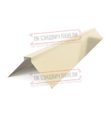 Планка конька плоского 190х190х2000 ПЭ-1015-0.45