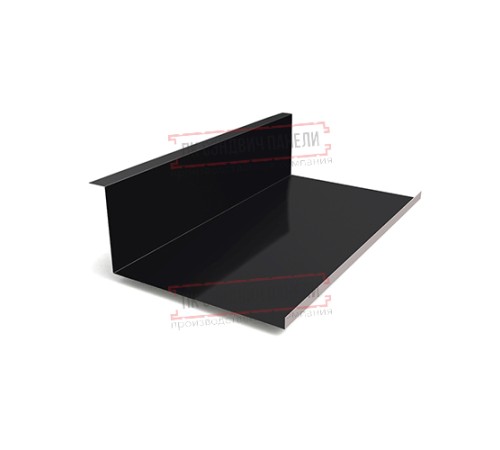 Планка примыкания нижняя 250х122х2000 Viking E-9005-0.5