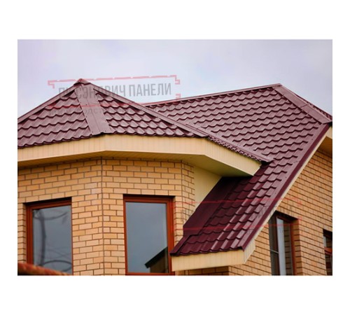 Планка примыкания верхняя 250х147х2000 ПЭ-3005-0.5