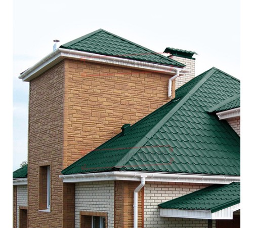 Планка угла внутреннего 115х115х2000 ПЭ-6005-0.5