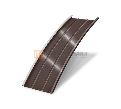 Продольно гнутый фальц профилированный 0,5 RAL 8017 Quarzit