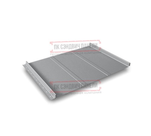 Кликфальц Line 0,45 Drap RAL7004 сигнальный серый с пленкой на замках