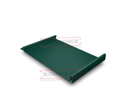 Кликфальц 0,45 Drap RAL6005 зеленый мох с пленкой на замках