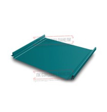 Кликфальц Pro 0,45 Полиэстер RAL5021 водная синь с пленкой на замках