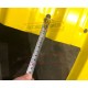 Продольно гнутый профнастил для укрытий конвейеров С18ПГ-1023, 0,5, нержавеющий