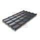 Металлочерепица Камея RAL7024 PurLite Мatt-0.5
