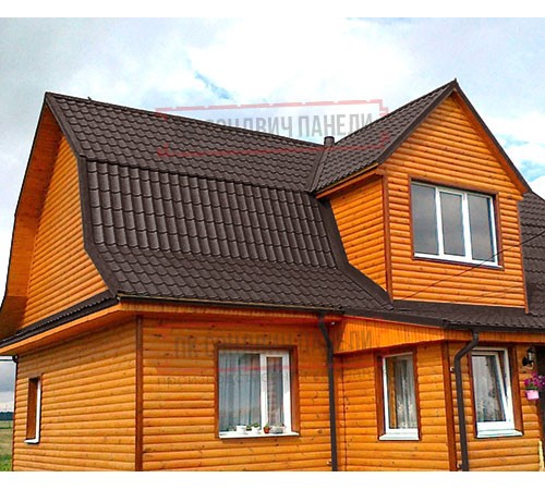 Металлочерепица классик плюс RAL8017 Quarzit-0.5