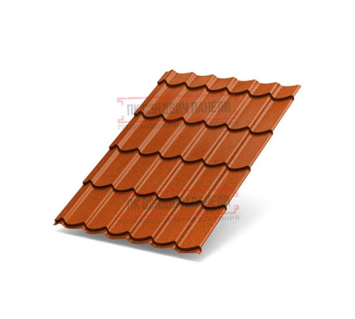 Металлочерепица Ламонтерра XL Copper/Copper AGNETA-20-0.5