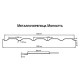 Металлочерепица Монкатта RAL6005 Drap-0,45