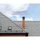 Металлочерепица Ламонтерра RAL9006 Полиэстер-0.45