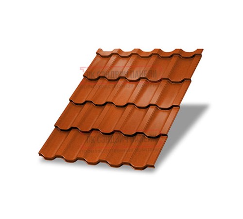 Металлочерепица Трамонтана-SL Copper/Copper AGNETA-20-0.5