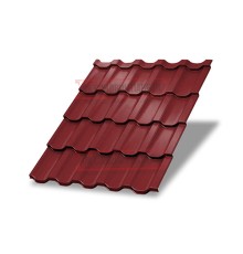Металлочерепица Трамонтана-M RAL3011 Призма-0.5
