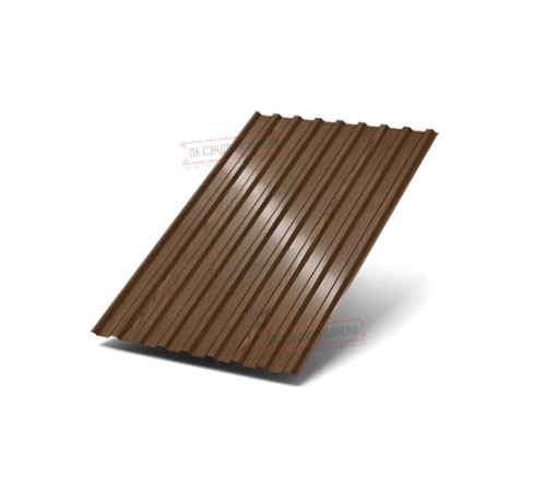 Профнастил МП20-1100 ECOSTEEL-Мореный Дуб-0.5.