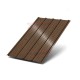 Профнастил ММ35-1000 ECOSTEEL Мореный Дуб-0.5