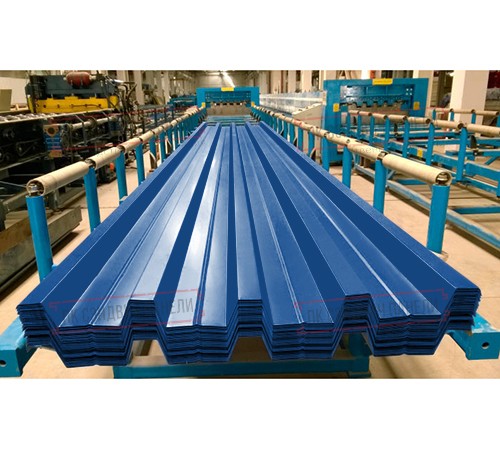 Профнастил Н60-845 Полиэстер RAL-5005-0.7