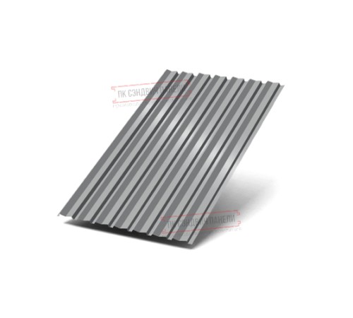Профилированный лист С-15-1190-0.5 (с гранью) (Rooftop Matte) RAL 7004