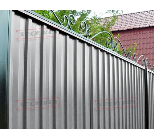 Профилированный лист С-15-1190-0.5 (с гранью) (Rooftop Matte) RAL 7004