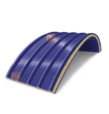 Сэндвич-панели арочные с минеральной ватой, ширина 1000 мм, толщина 120 мм, 0.5/0.5, RAL5002