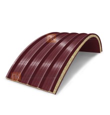 Сэндвич-панели арочные с минеральной ватой, ширина 1000 мм, толщина 120 мм, 0.5/0.5, RAL3005