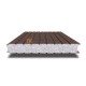 Сэндвич-панель для холодильных камер с пенополистиролом, ширина 1200 мм, толщина 150 мм, 0.5/0.5, RAL8017
