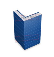 Горизонтальная угловая сэндвич-панель из пенополистирола, ширина 1200мм, толщина 250мм, 0.5/0.5, RAL5005