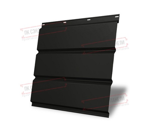 Софит металлический без перфорации 0,45 Drap ST RAL 9005 черный