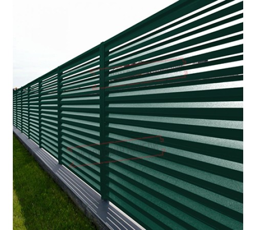 Столб 62х55х1,4х3000 RAL 6005