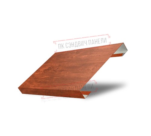 Ламель лицевая 150 жалюзи Texas 0,45 Print Elite Cherry Wood