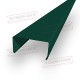 Декоративная планка П - 46х37, двухсторонний ПЭ, Ral 6005 - 0,45мм