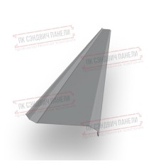 Забор-жалюзи S 58х120 мм, двухсторонний ПЭ, Ral 7004 - 0,45мм.