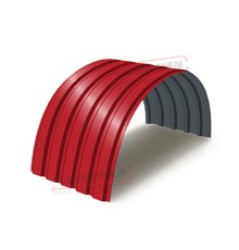 Профнастил МП35-0.7, Ширина-1035, Полиэстер RAL3020