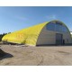 Профнастил H114ПГ-1.2, для бескаркасных ангаров, Полиэстер RAL 1018