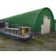 Профнастил H112ПГ-0.7, для бескаркасных ангаров, Полиэстер RAL 6002.